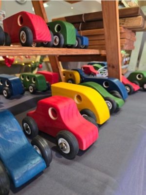 wooden cars